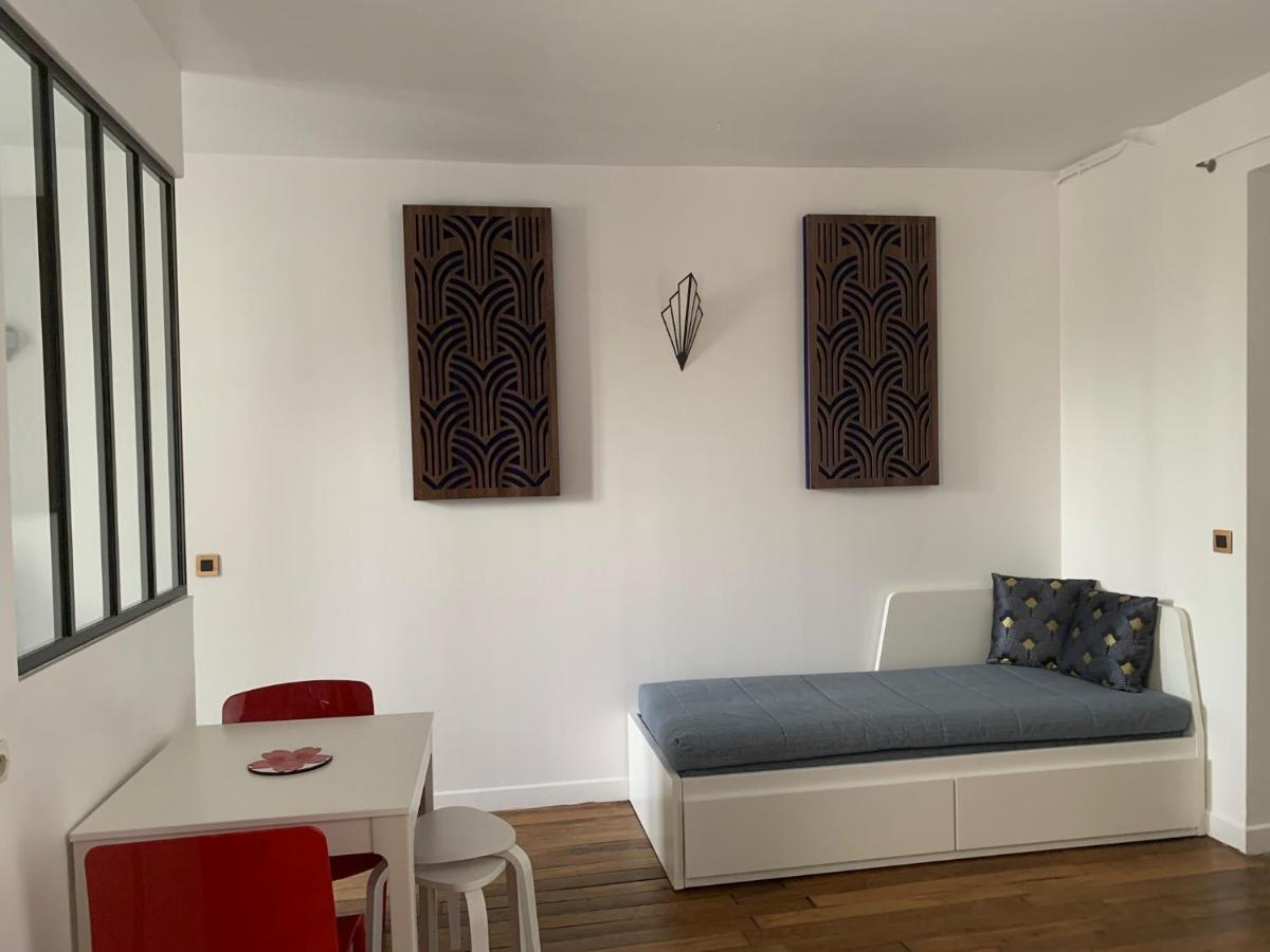 Studio Perfect For 2 Adults And 1 Kid, And Up To 2 Kids - Jourdain 20E, 25Mn To Louvre Via Line M11 Párizs Kültér fotó
