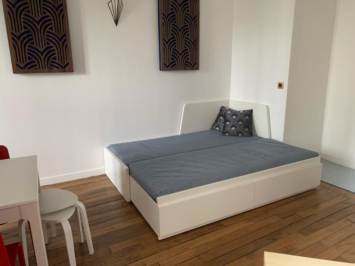 Studio Perfect For 2 Adults And 1 Kid, And Up To 2 Kids - Jourdain 20E, 25Mn To Louvre Via Line M11 Párizs Kültér fotó