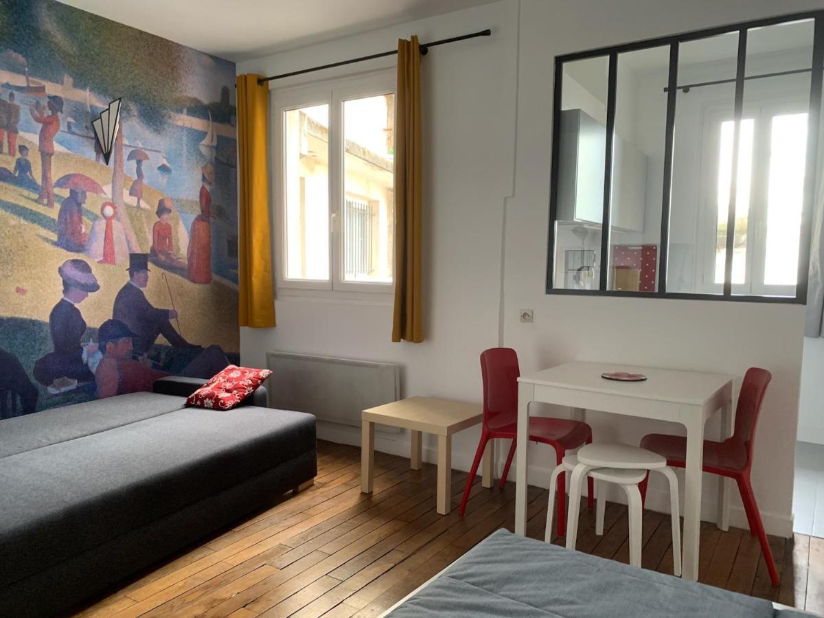 Studio Perfect For 2 Adults And 1 Kid, And Up To 2 Kids - Jourdain 20E, 25Mn To Louvre Via Line M11 Párizs Kültér fotó